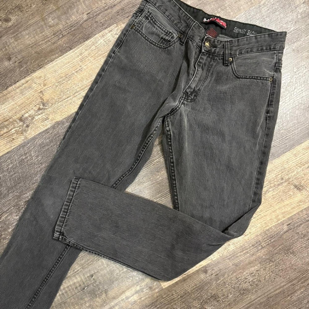 Y2K Tony Hawk Black denim jeans with a unique design, Size: 29"